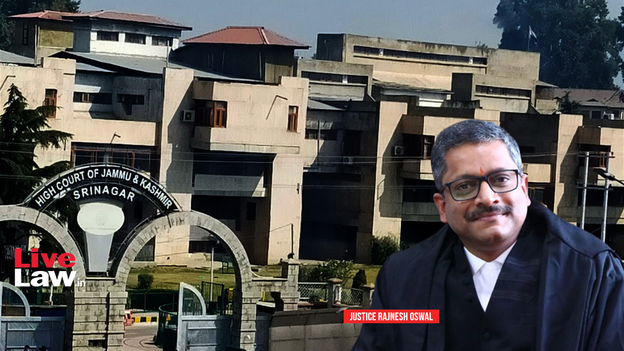 Justice Rajnesh Oswal, Jammu and kashmir and ladakh High Court
