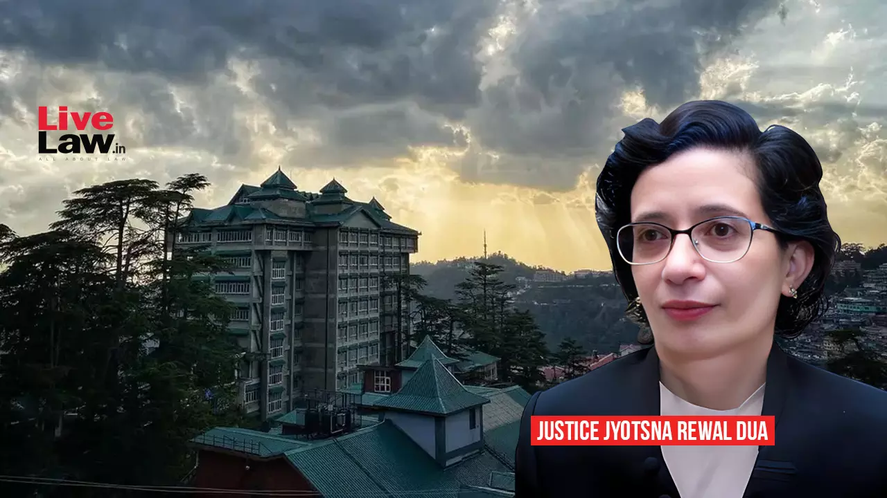 Justice Joytsna Rewal Dua, Himachal Pradesh High Court Justice Joytsna Rewal Dua, Himachal Pradesh High Court