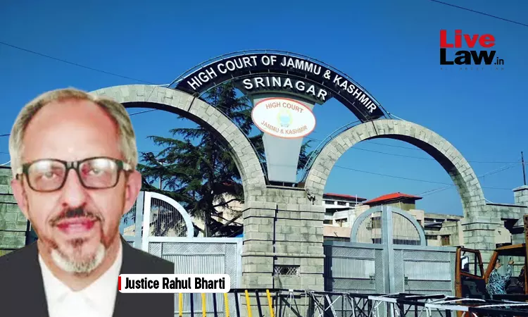 J&K High Court Resolves Arbitrator Fee Stalemate, Directs Centre To Deposit Fee As Per 4th Schedule Arbitration Act