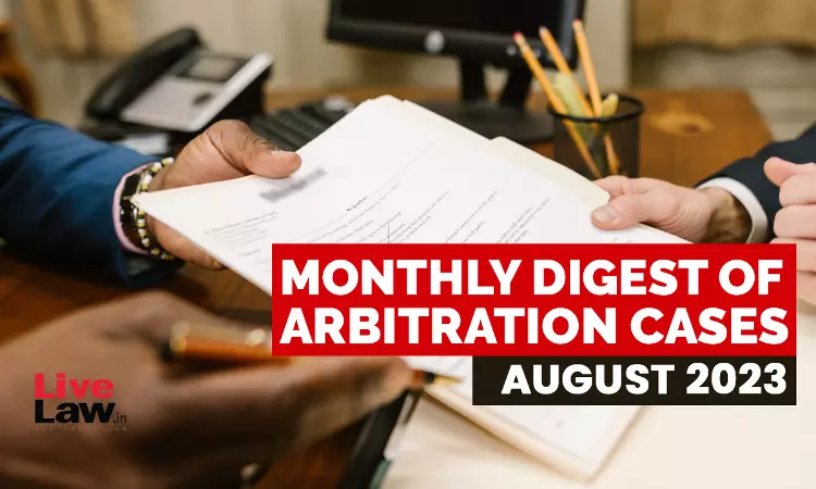 Arbitration Monthly Digest: August 2023