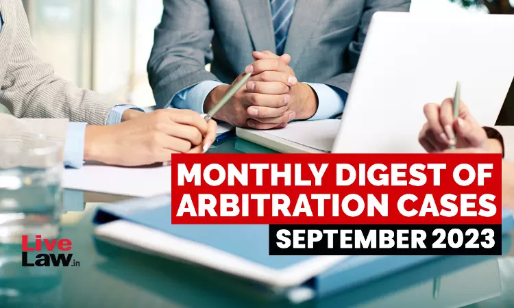 Arbitration Monthly Round-Up: September 2023