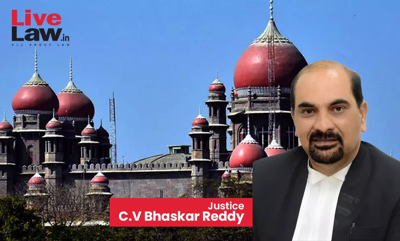 Justice CV Bhaskar Reddy, Telangana High Court