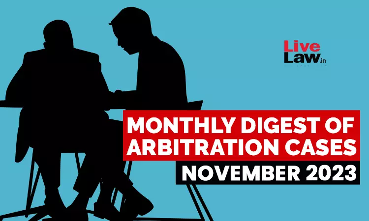 Arbitration Monthly Round-Up: November 2023