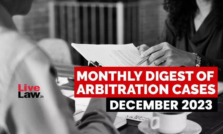 Arbitration Monthly Round-Up: December 2023