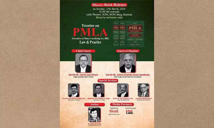 Book Launch: Treatise On PMLA (Prevention Of Money Laundering Act, 2002 ) Law And Practice By Akhilesh S. Dubey [17th March]