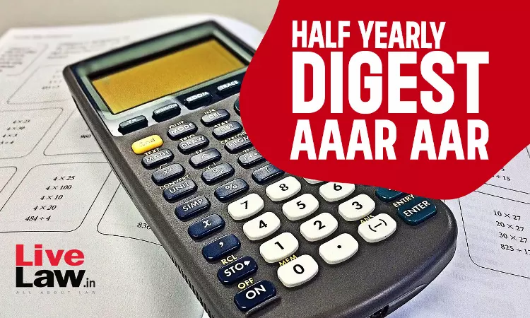 AAAR & AAR  Half Yearly Digest: January To June 2024
