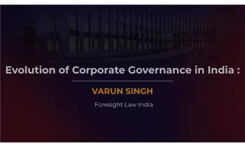 Evolution Of Corporate Governance In India Evolution Of Corporate Governance In India