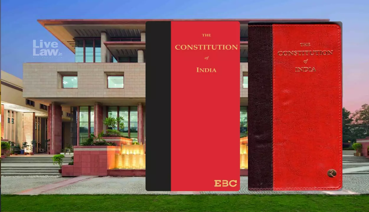 Delhi High Court Restrains Rupa, Young Global & Professional Books From Selling Coat-Pocket Constitution Edition Deceptively Similar To EBCs Delhi High Court Restrains Rupa, Young Global & Professional Books From Selling Coat-Pocket Constitution Edition Deceptively Similar To EBCs